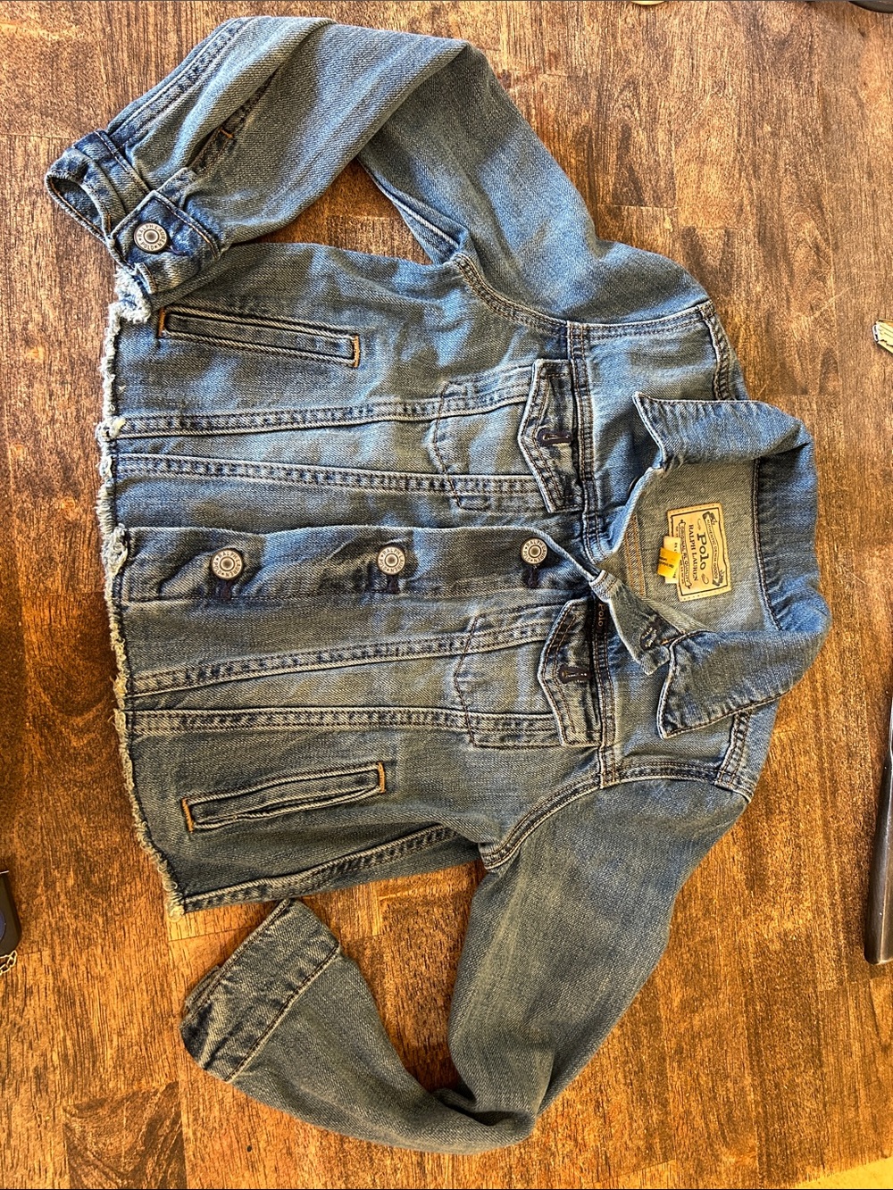 #2. Polo by Ralph Lauren Distressed Blue Denim Jacket